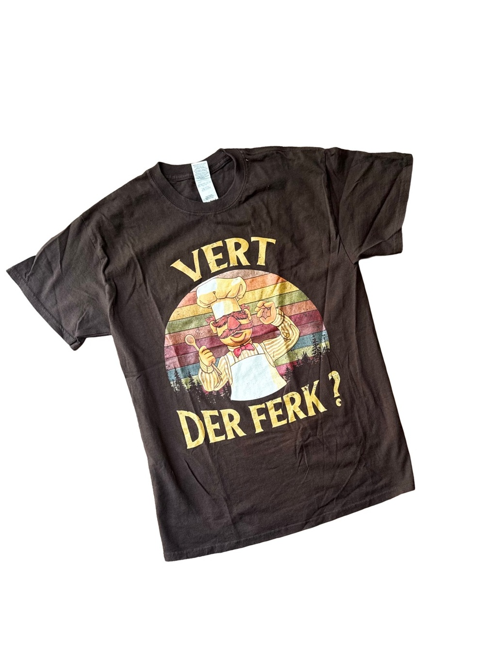The Muppets' Swedish Chef "Vert Der Ferk?” Graphic Tee